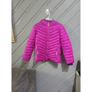 Girls Champion Purple  winter Jacket (10/12) E17